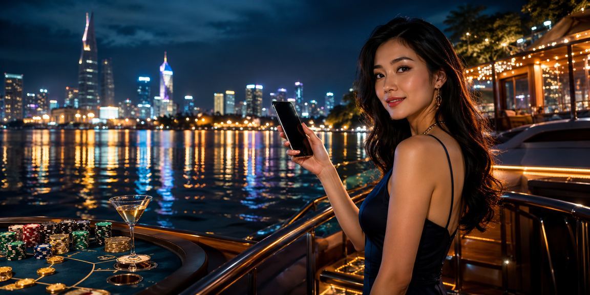 Người chơi tại Đà Lạt nghiên cứu thông tin giải thưởng trò chơi bài