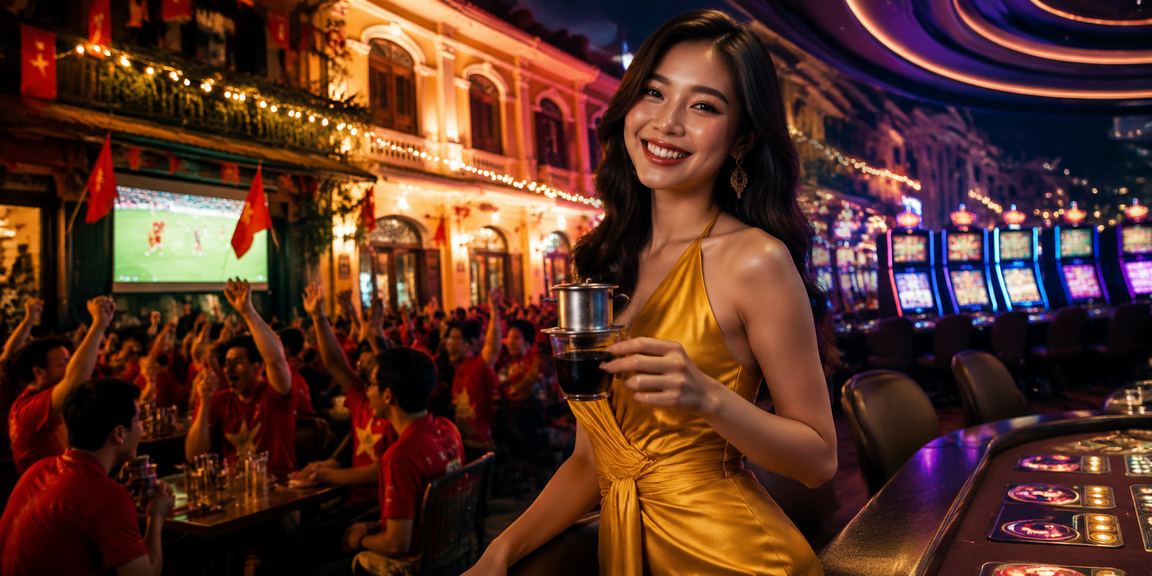 Người chơi tại Hà Nội kiểm tra giải thưởng cược trong quán cà phê buổi sáng